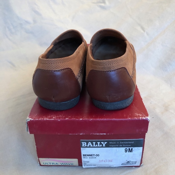 Bally Cinnamon Suede Slipons main image 6